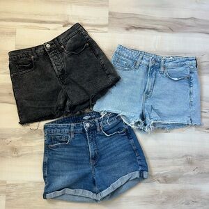 Jean Shorts Lot of 3